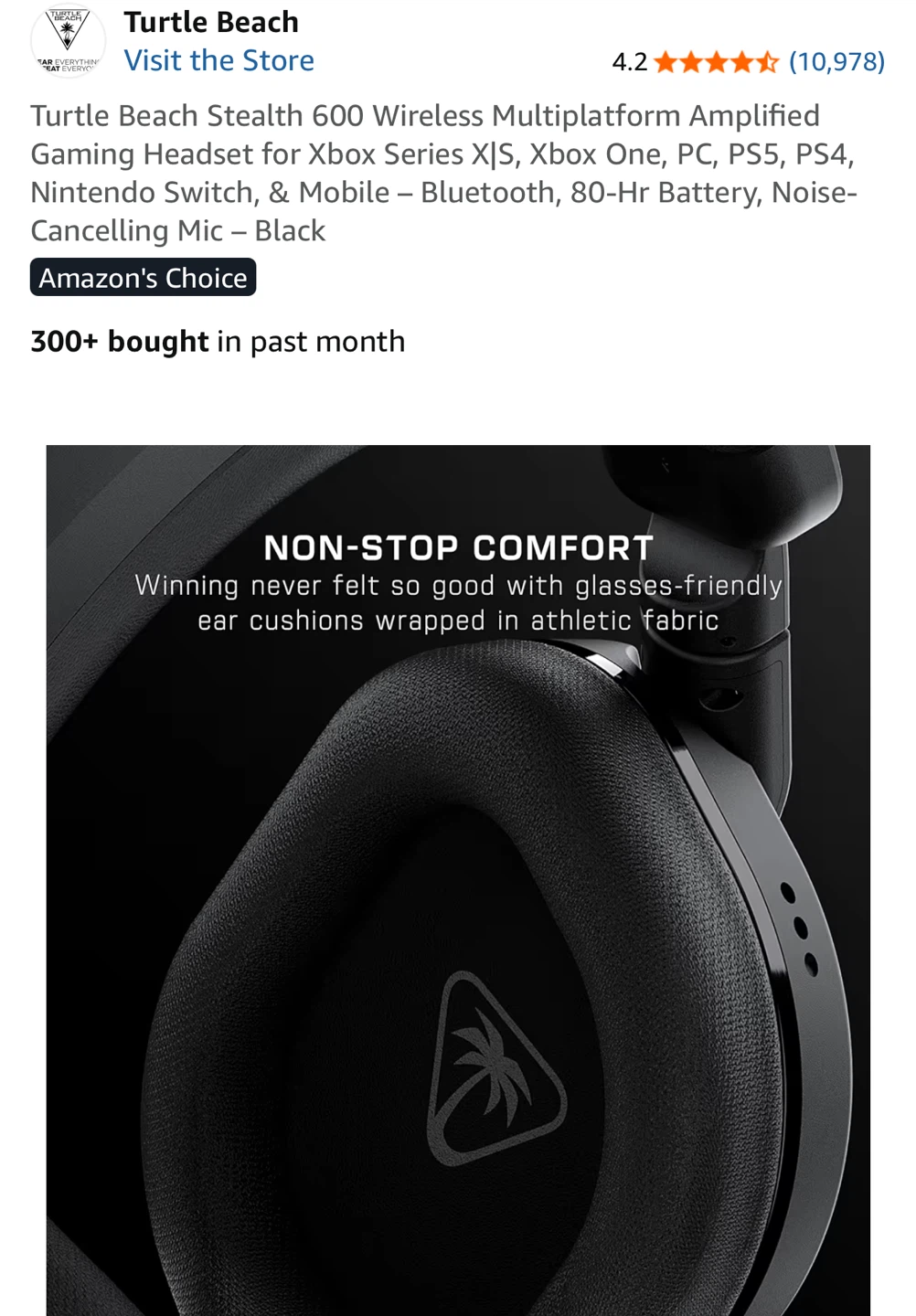 Turtle Beach Stealth 600 Wireless Gaming Headset - Black - photo 5