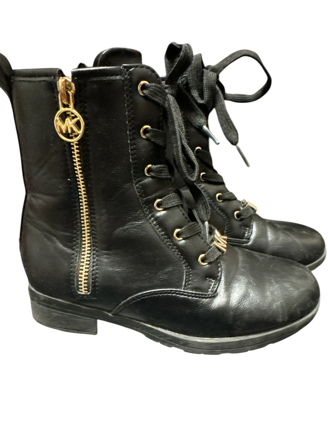 Kids Michael Kors Black Boots Size 2 - photo 2