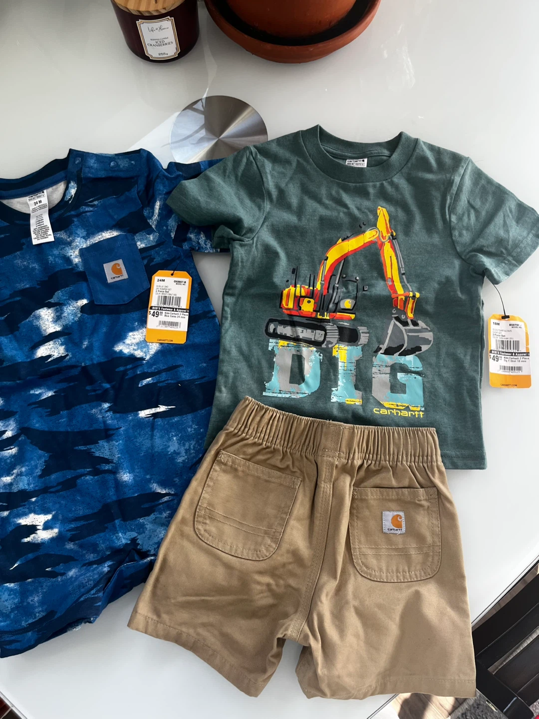 Carhartt Boys 4-Piece Outfit - Size 18M/24M