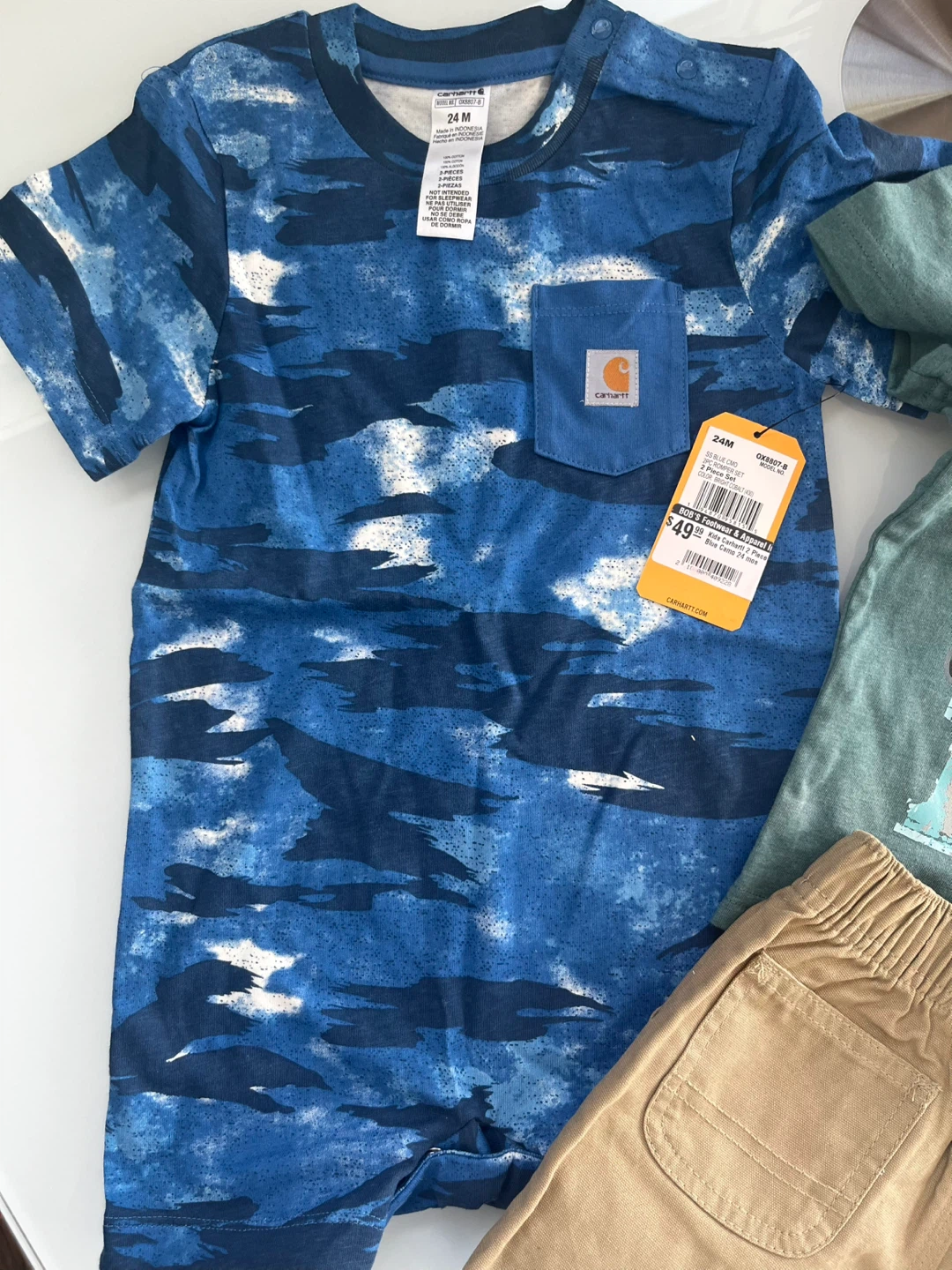 Carhartt Boys 4-Piece Outfit - Size 18M/24M - photo 2