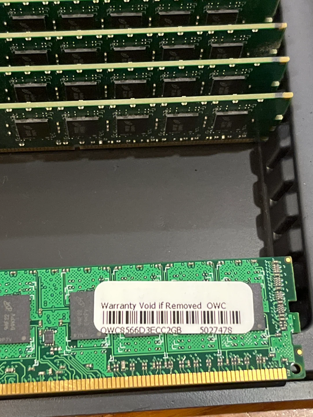 16gb of Ram: (8) OWC 2GB PC3-12800 DDR3 RAM Module - photo 2