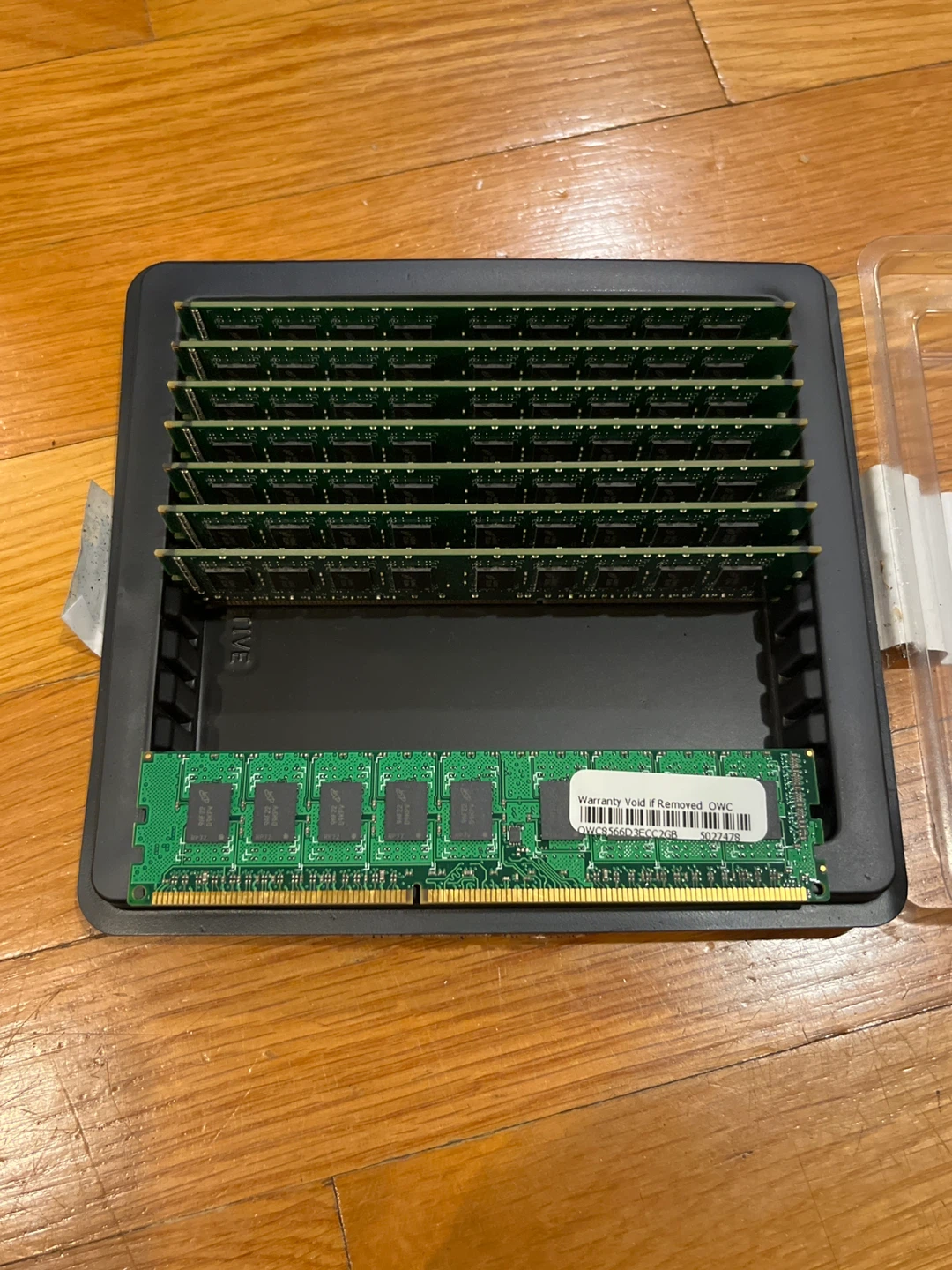 16gb of Ram: (8) OWC 2GB PC3-12800 DDR3 RAM Module