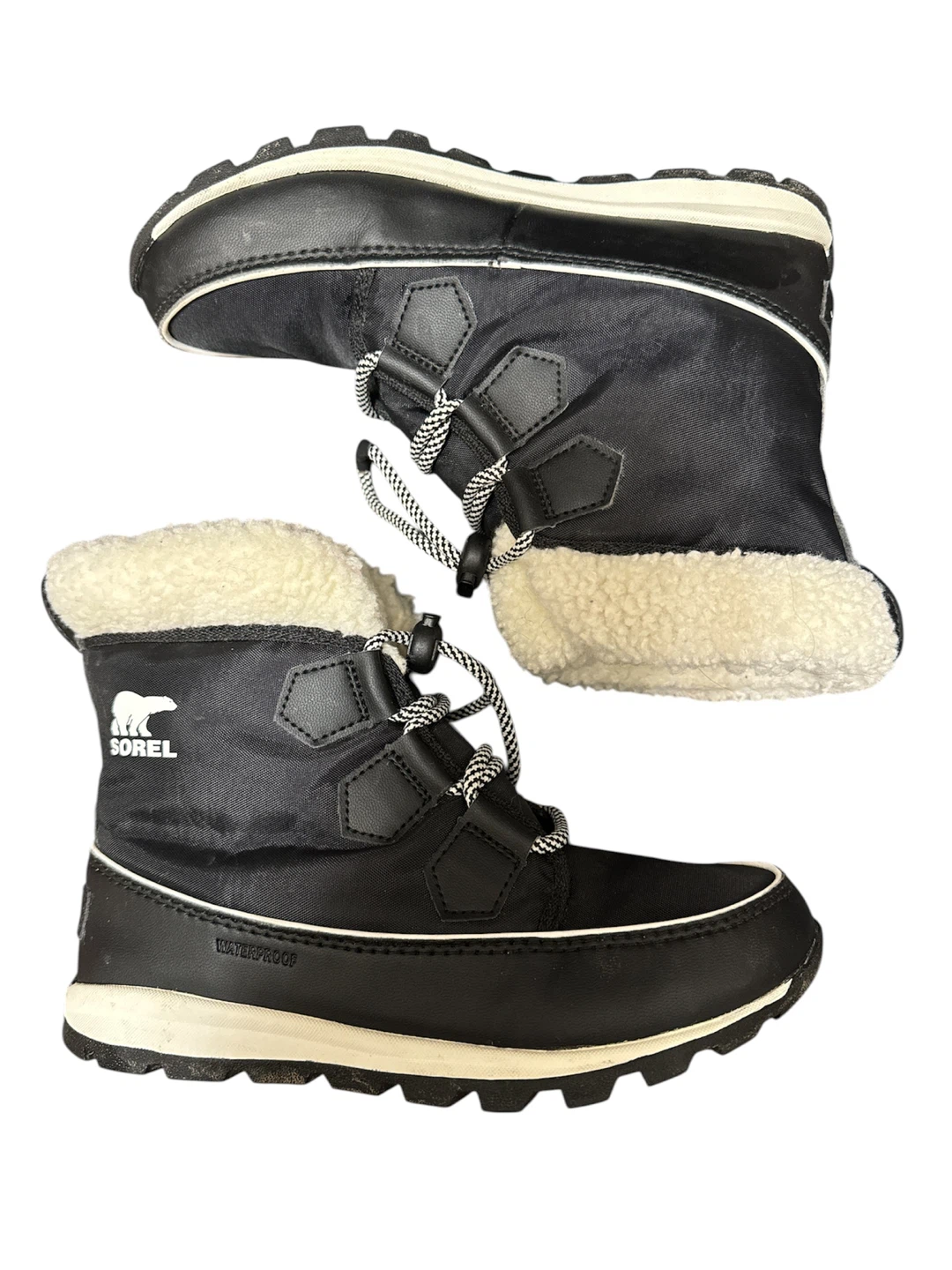 Sorel Kids Black Waterproof Winter Boots Size 3 US - photo 2
