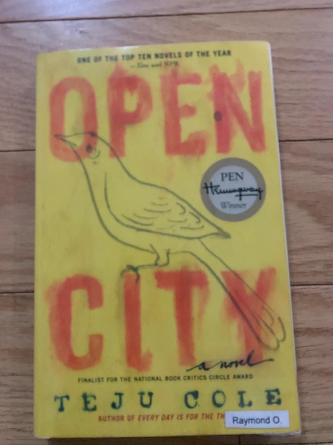 Open City: A Novel by Teju Cole