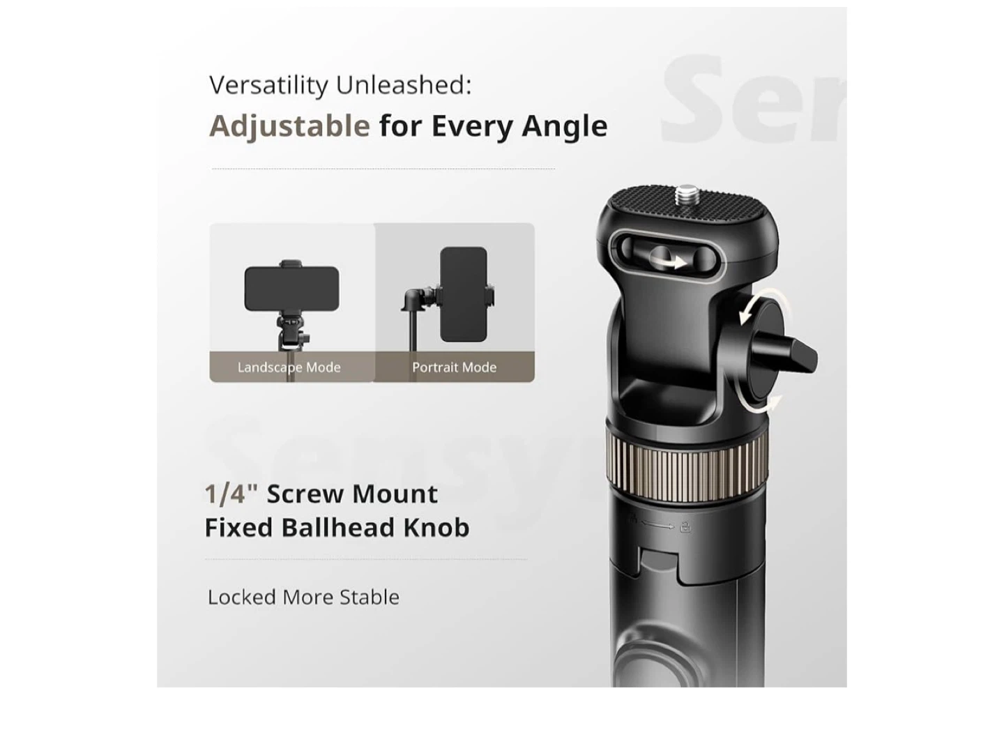 Sennsyte Cell Phone Tripod with 72 Inch - photo 4