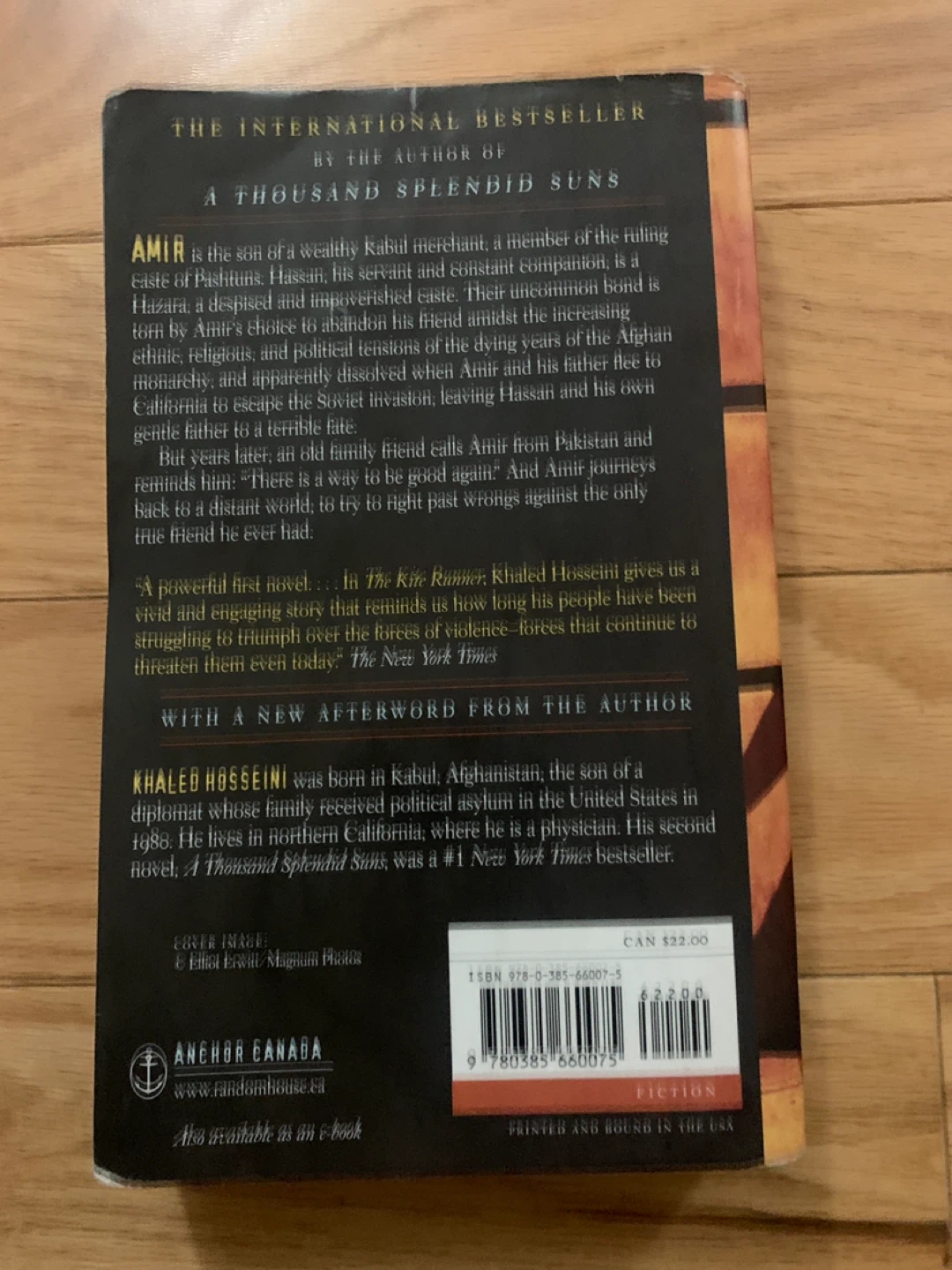 The Kite Runner by Khaled Hosseini Paperback Novel - photo 2