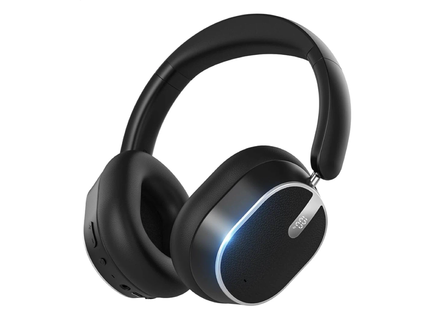 Black Over-Ear Bluetooth 6.0 Headphones