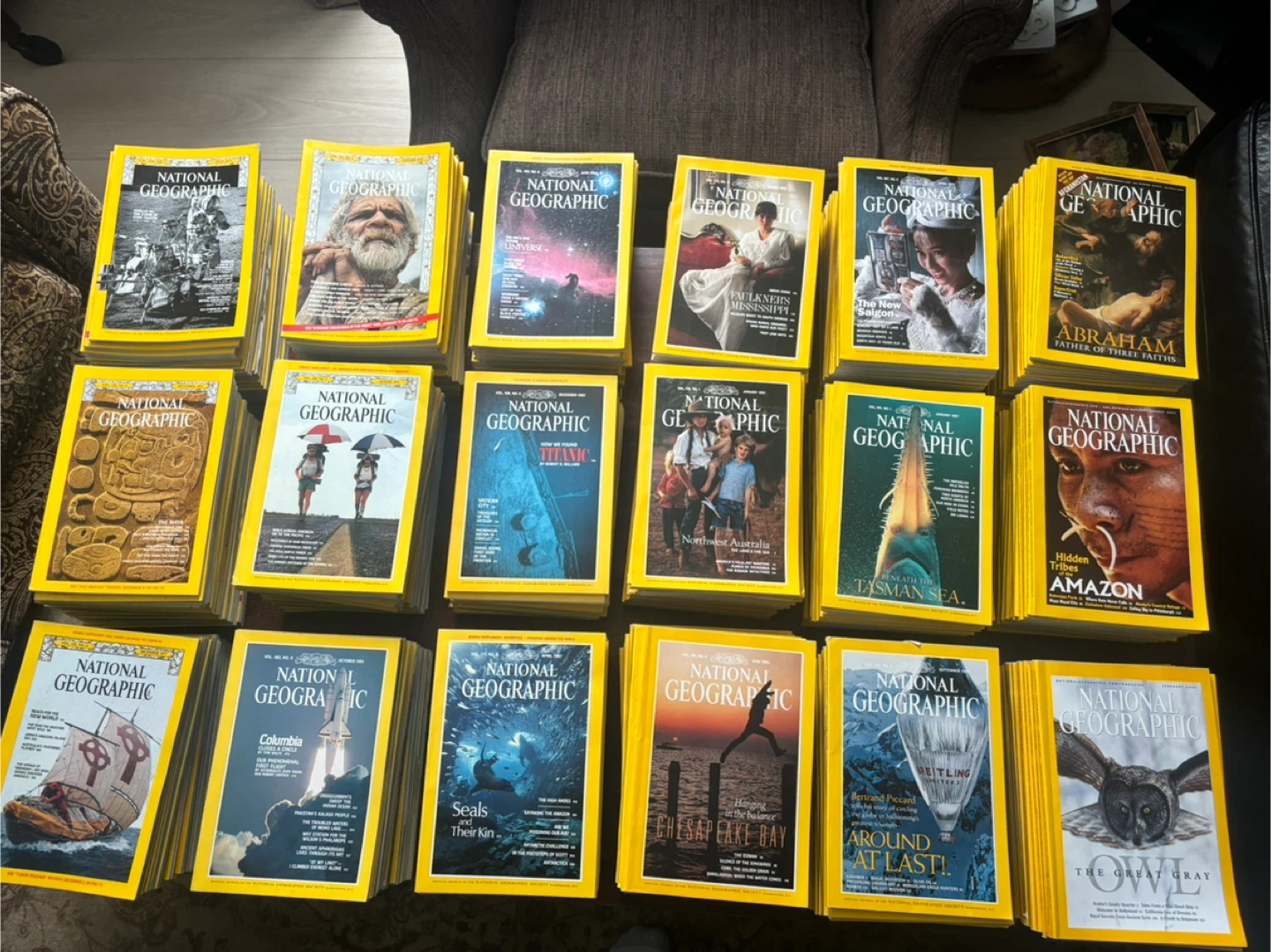 Collection of National Geographic Magazines