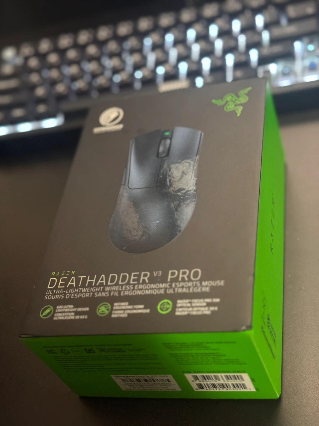 Razer DeathAdder V3 Pro HyperPolling Gaming Mouse