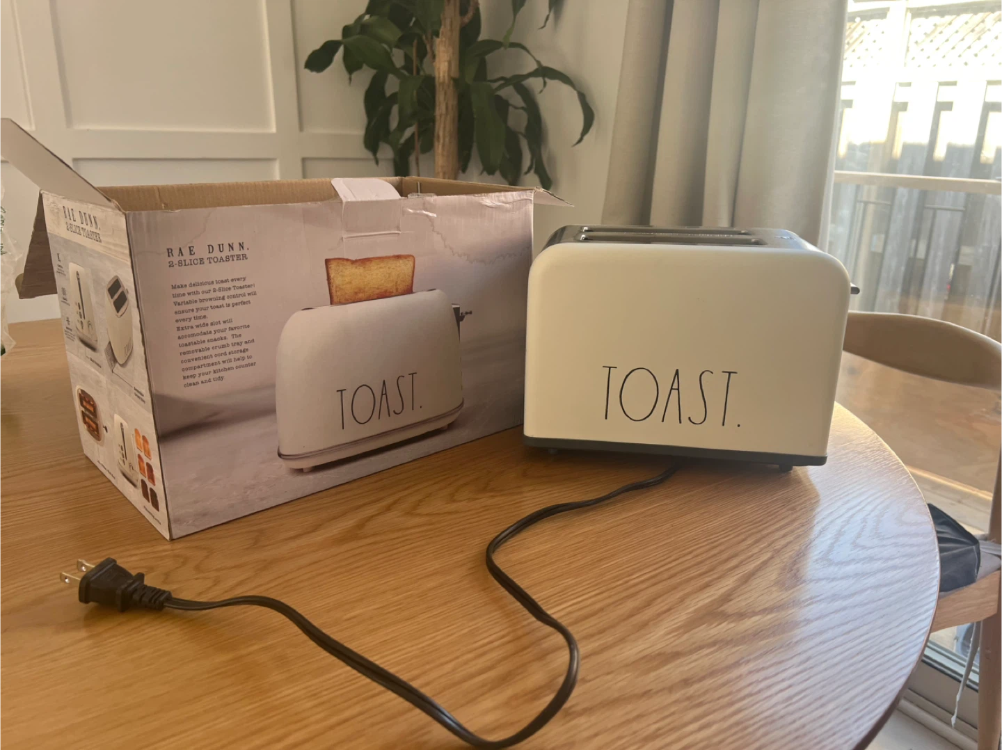 Rae Dunn "Toast" 2-Slice Toaster - photo 5