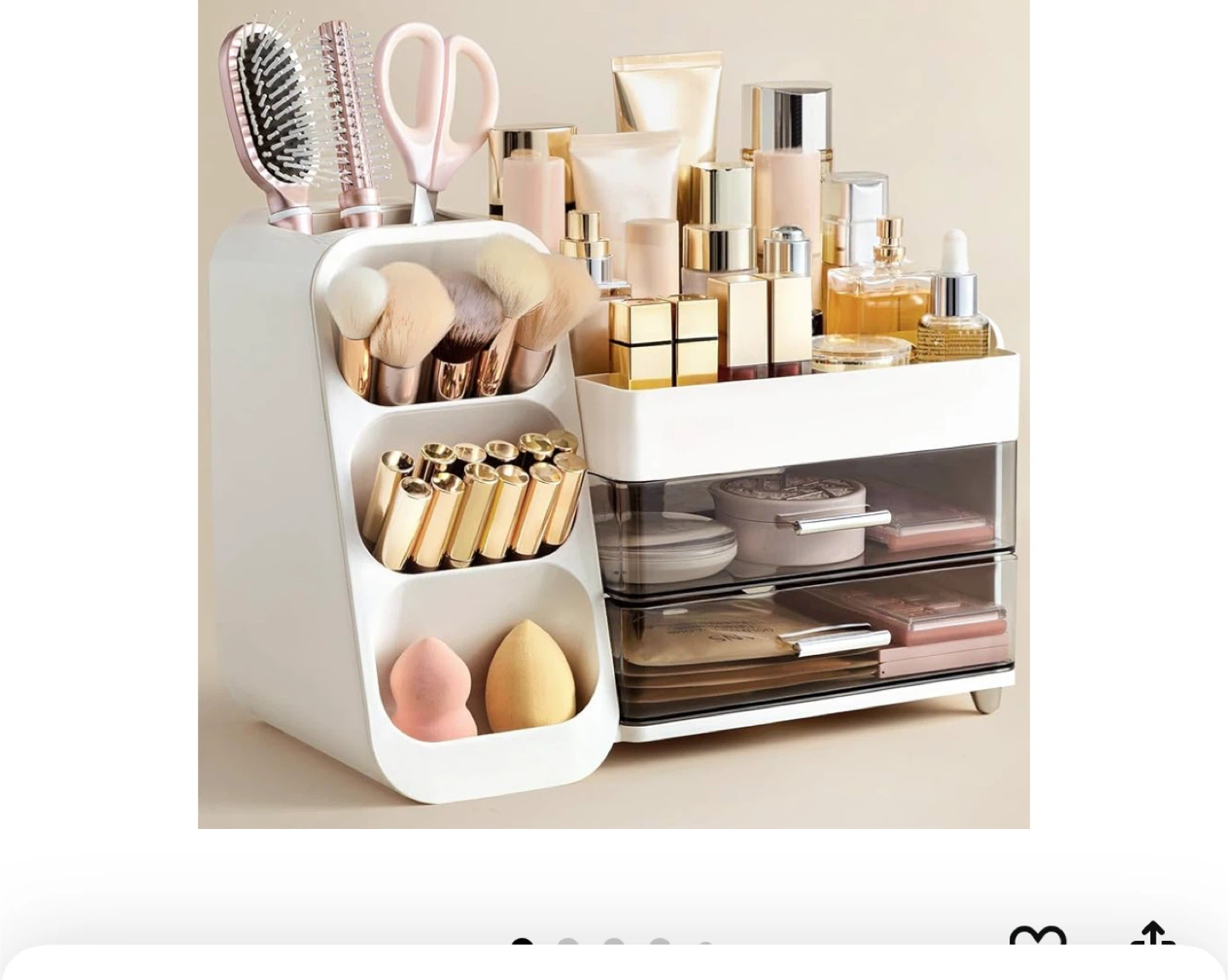 MISSING ONE HANDLE - HBlife Makeup Organizer with