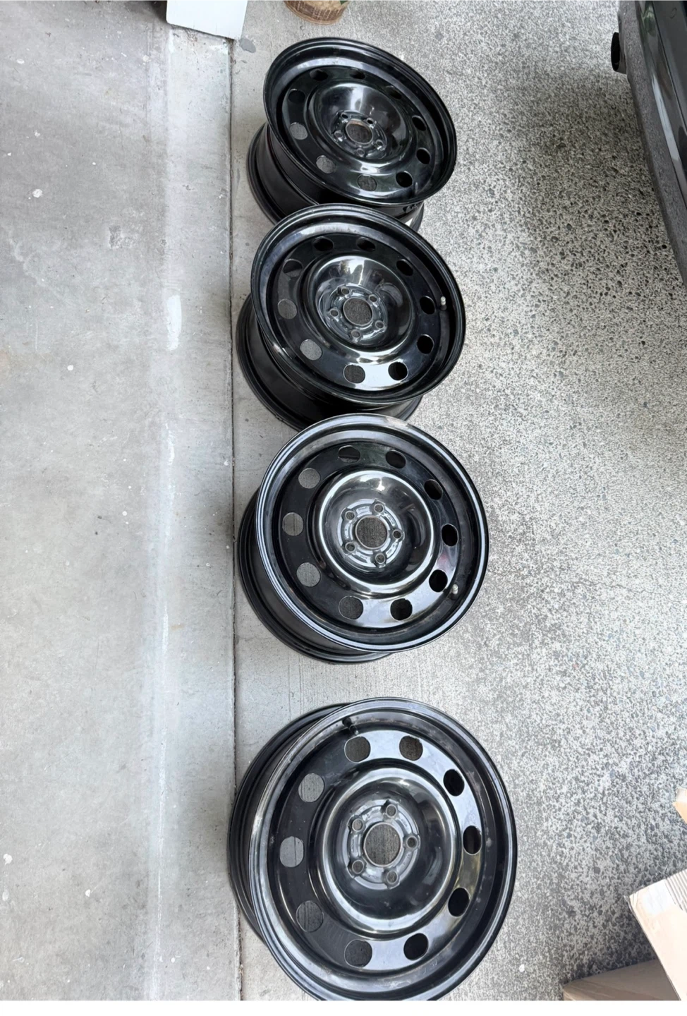 Ford CJ5Z-1015-AWSP Steel Wheels (Set of 4)