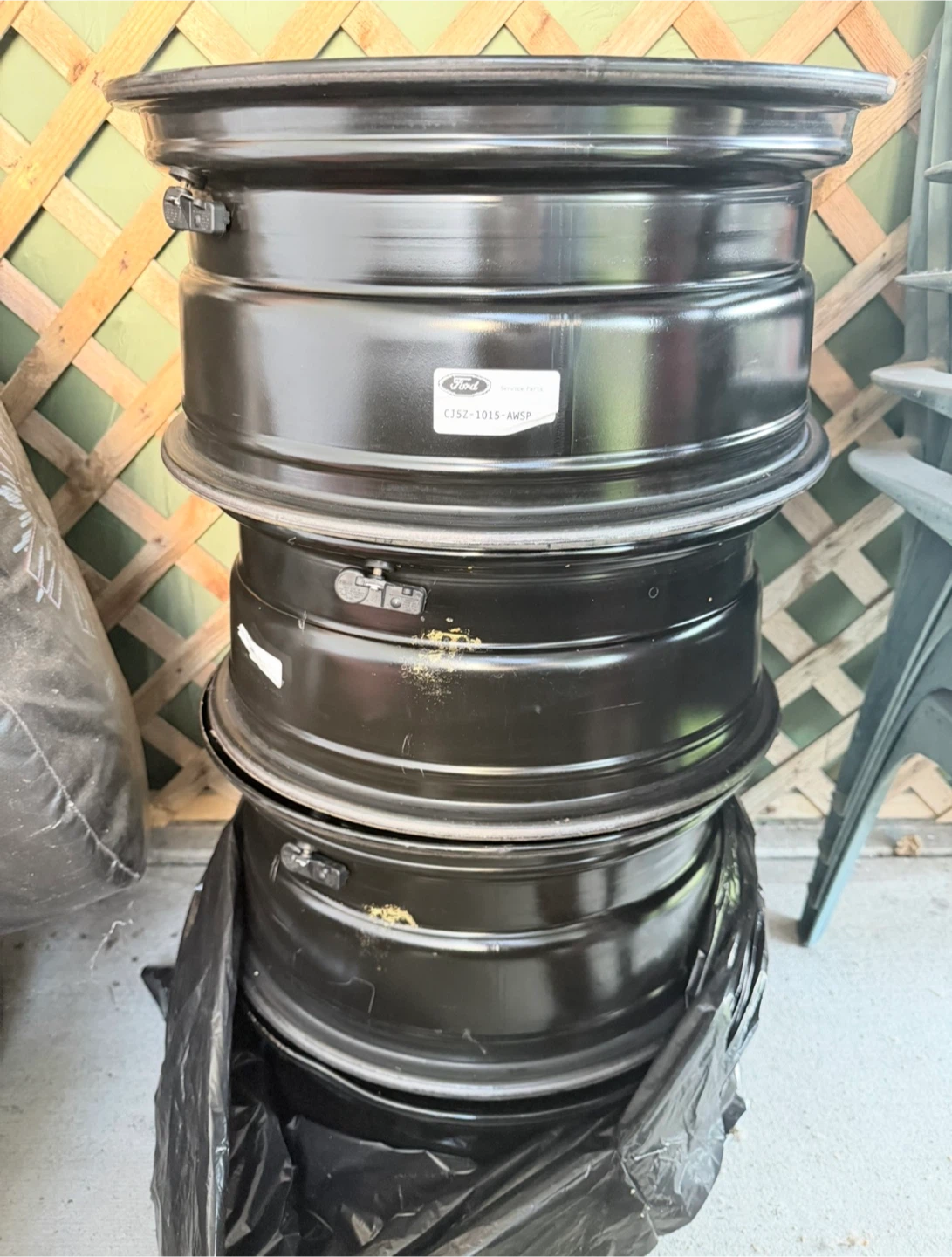 Ford CJ5Z-1015-AWSP Steel Wheels (Set of 4) - photo 2
