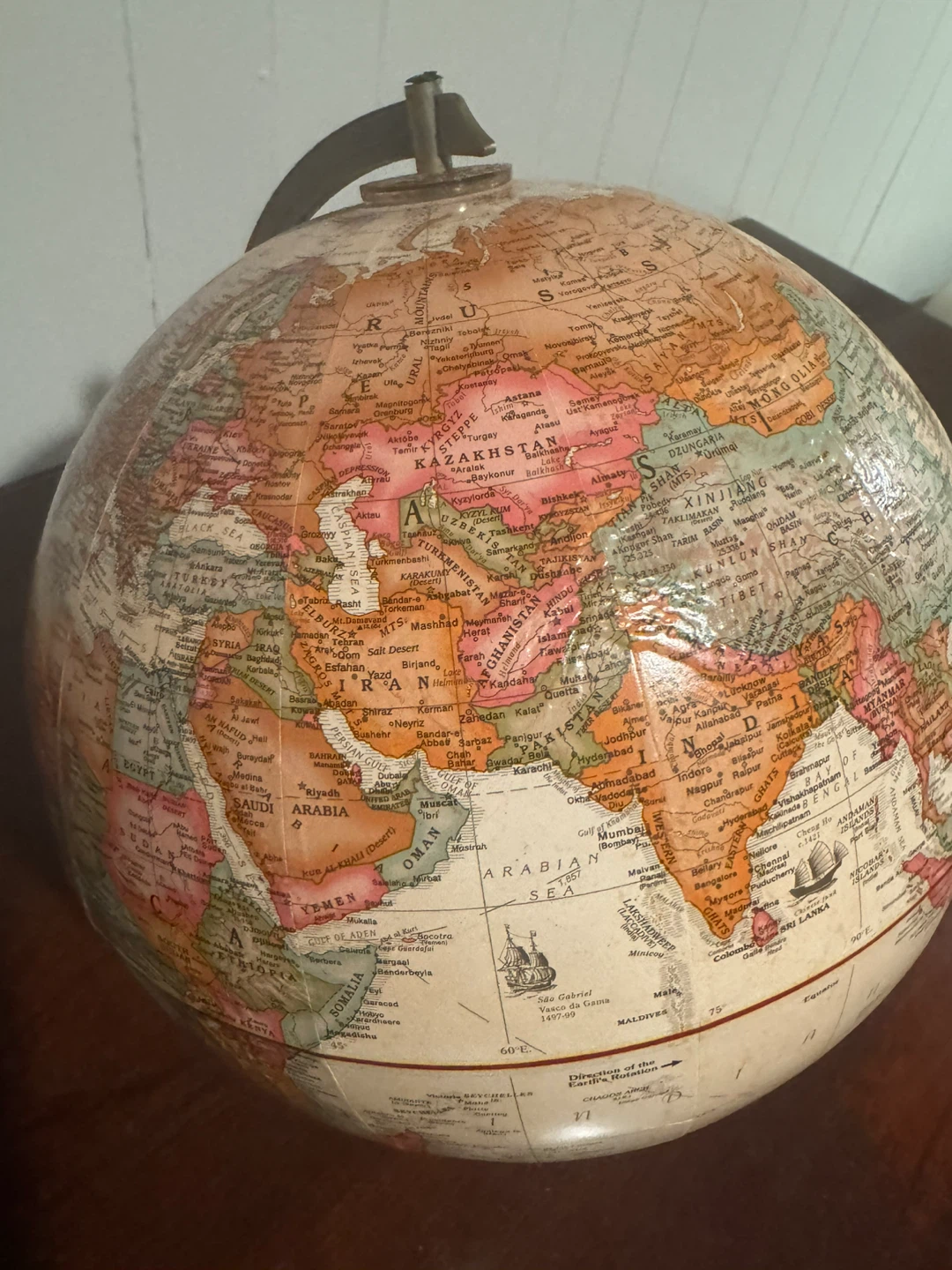 Map of the world Globe
