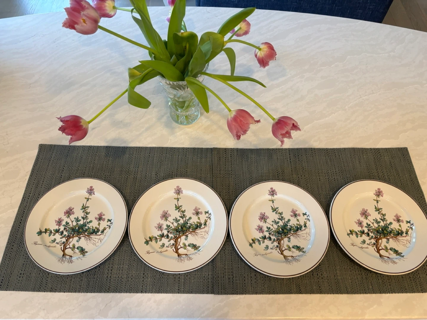 Set of 4 Botanica Salad Plates