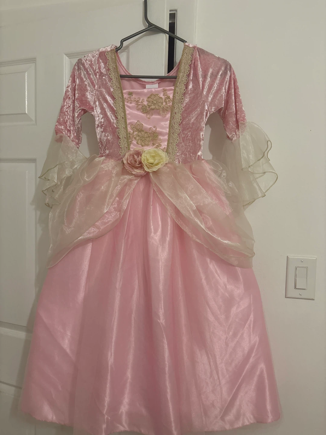Girls Pink Princess Costume Dress
