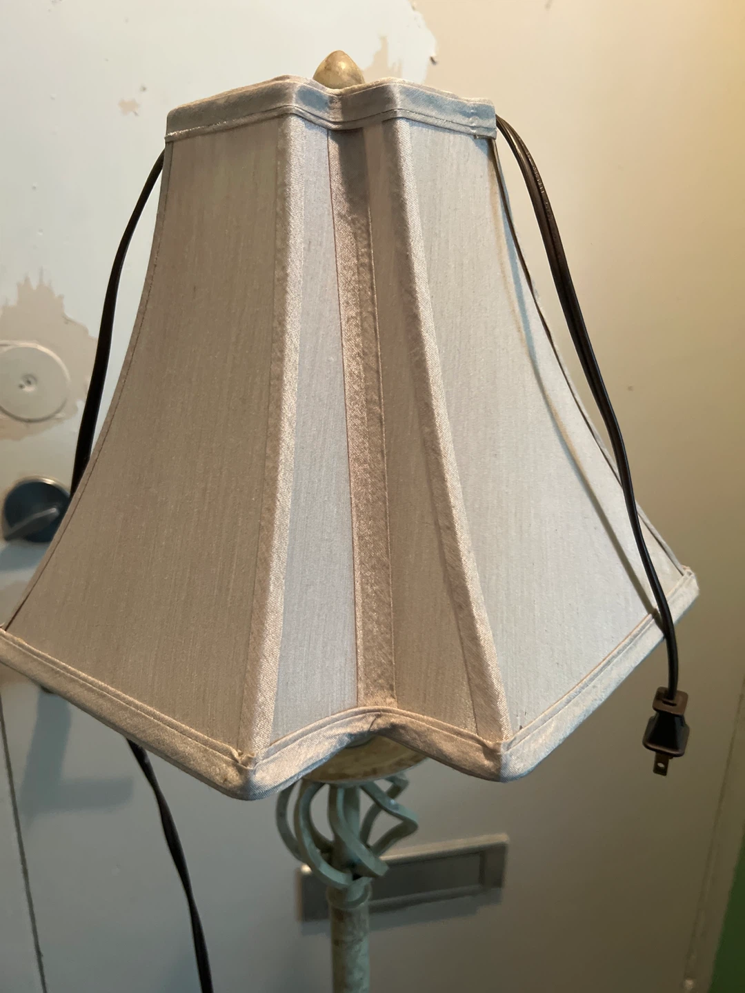 Vintage Floor Lamp with Cream Shade - photo 2