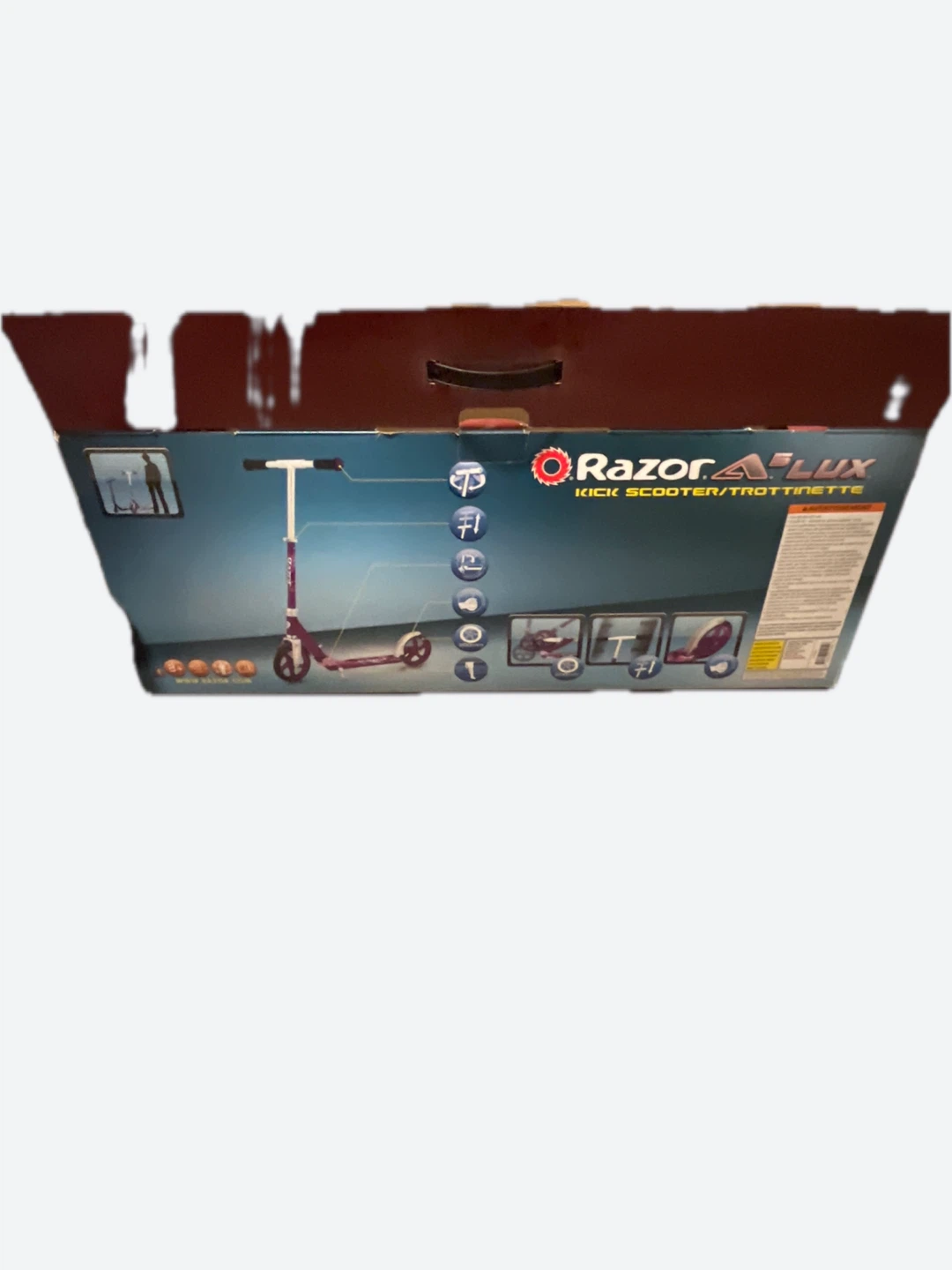 Razor Purple Kick Scooter - with box - photo 2