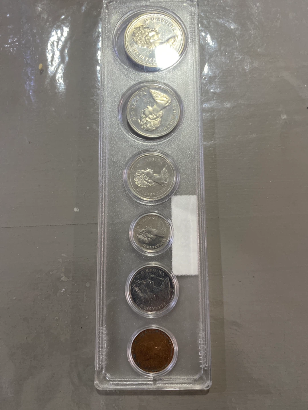1973 Canadian Coin Collection in Display Case - photo 3