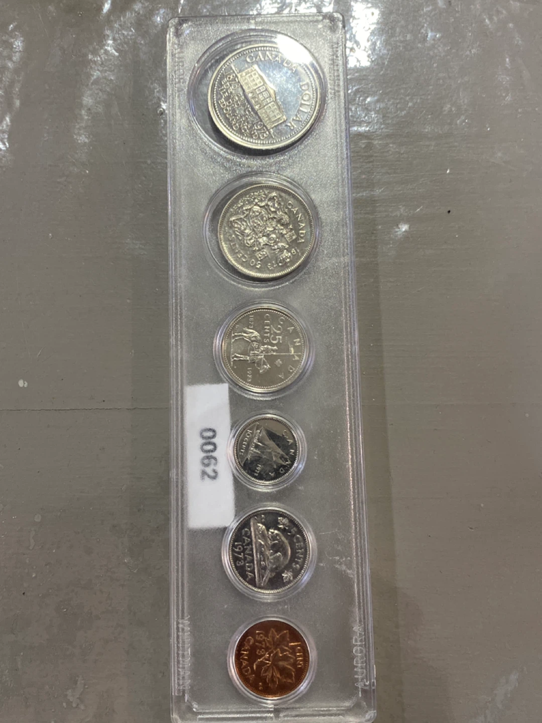 1973 Canadian Coin Collection in Display Case - photo 2