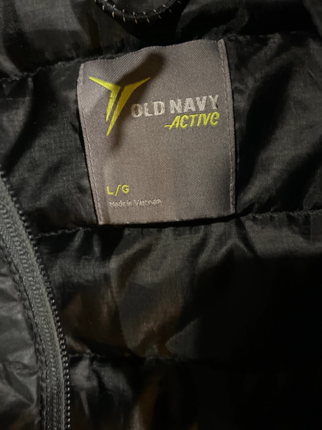 Old Navy Active Puffer Jacket Black L/G - photo 2
