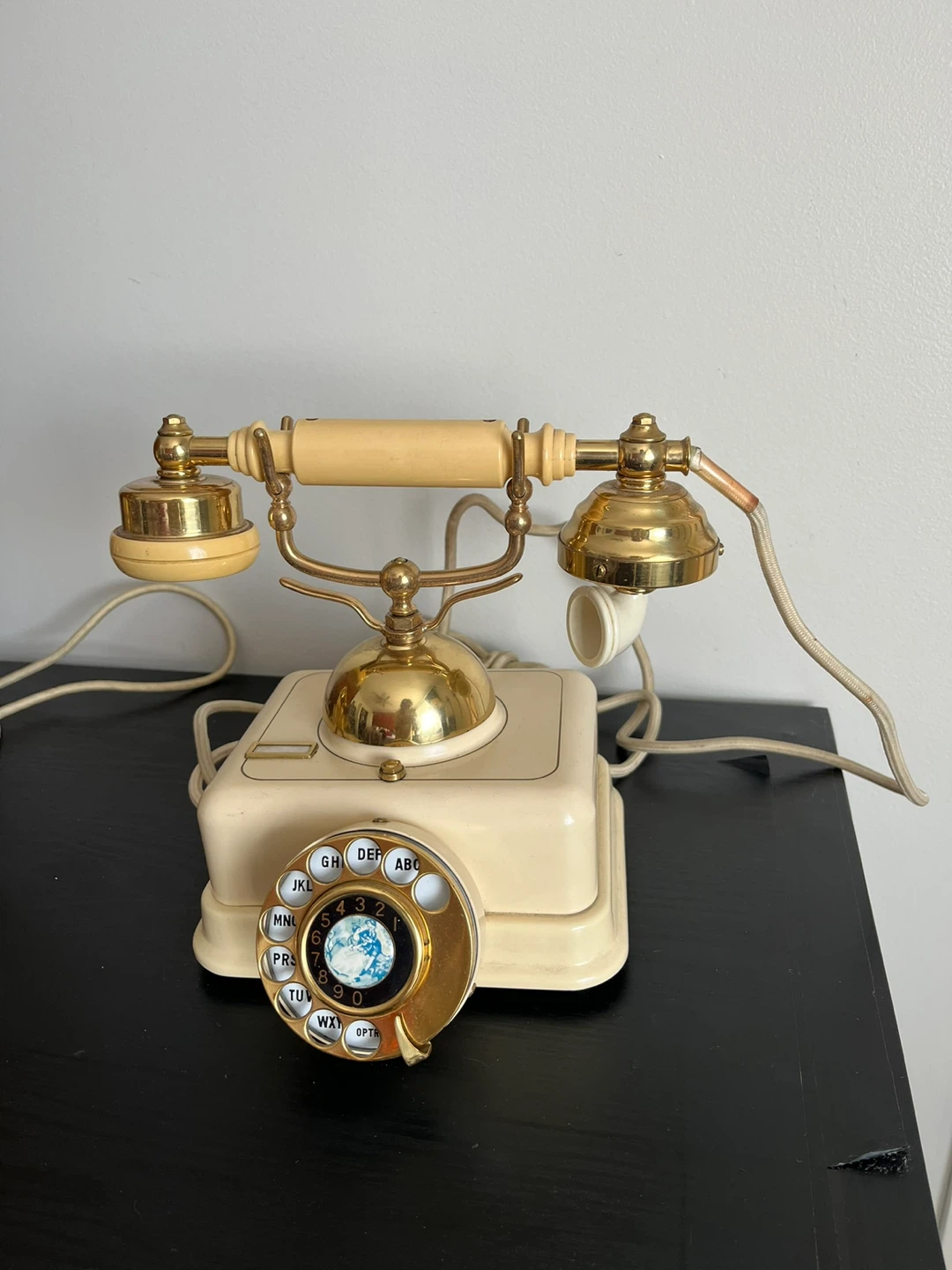 Vintage Rotary Dial Telephones Gold & Cream - photo 5