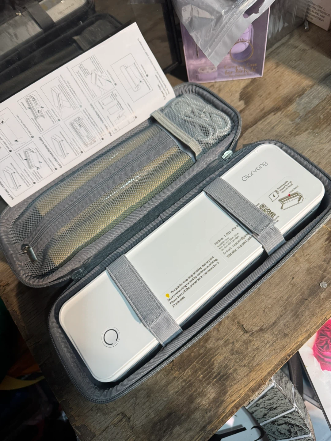 Gloryyang Wireless Thermal Printer - White