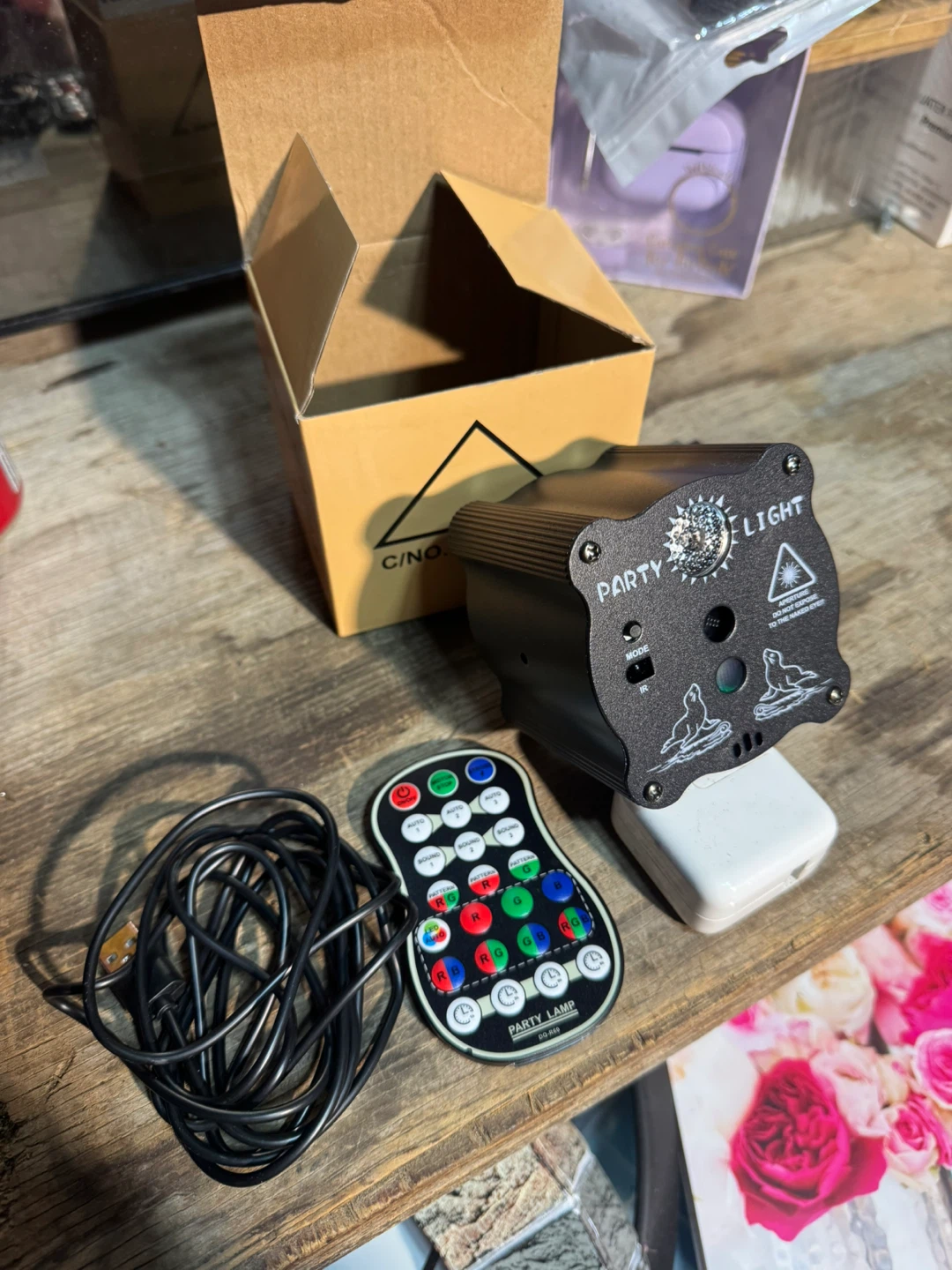 Party Light Projector Lamp with Remote