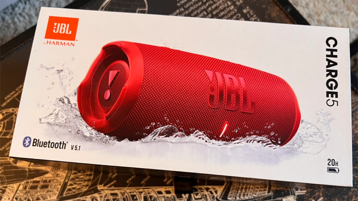 🥕JBL Charge 5 Portable Waterproof Bluetooth Speaker - Red - photo 3
