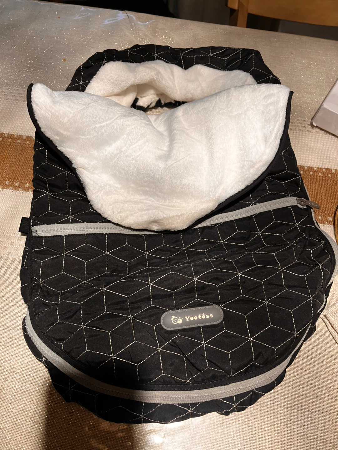 Yoofoss Baby Car Seat Cover - Black - photo 3