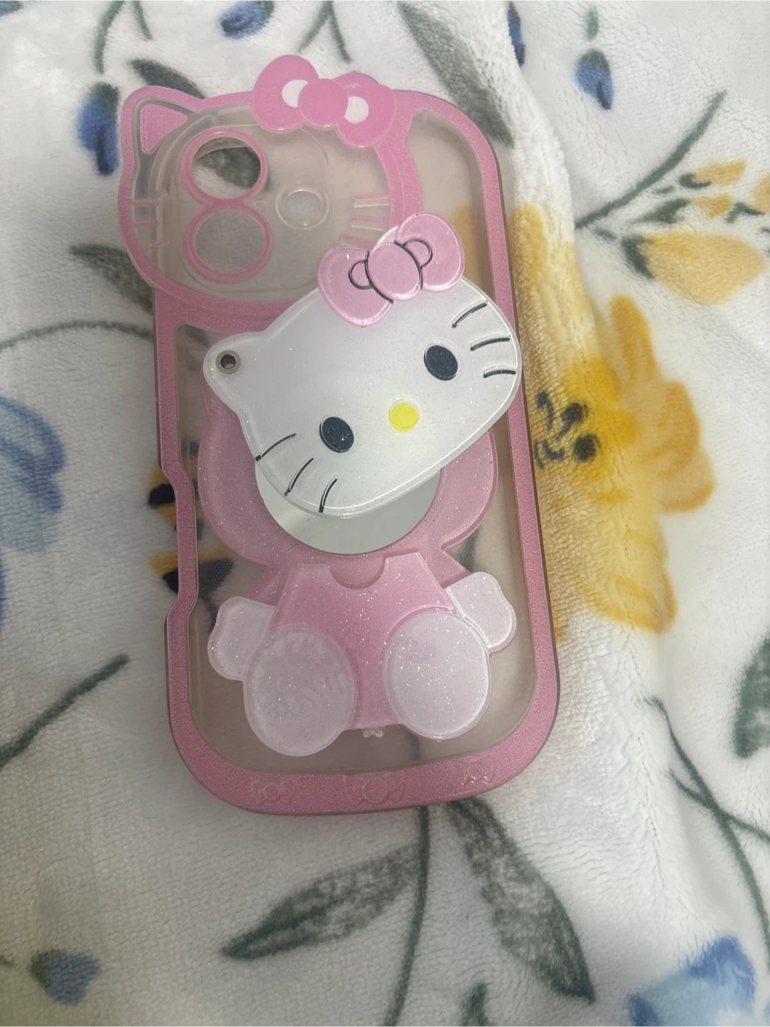 Pink Hello Kitty Phone Case with Mirror