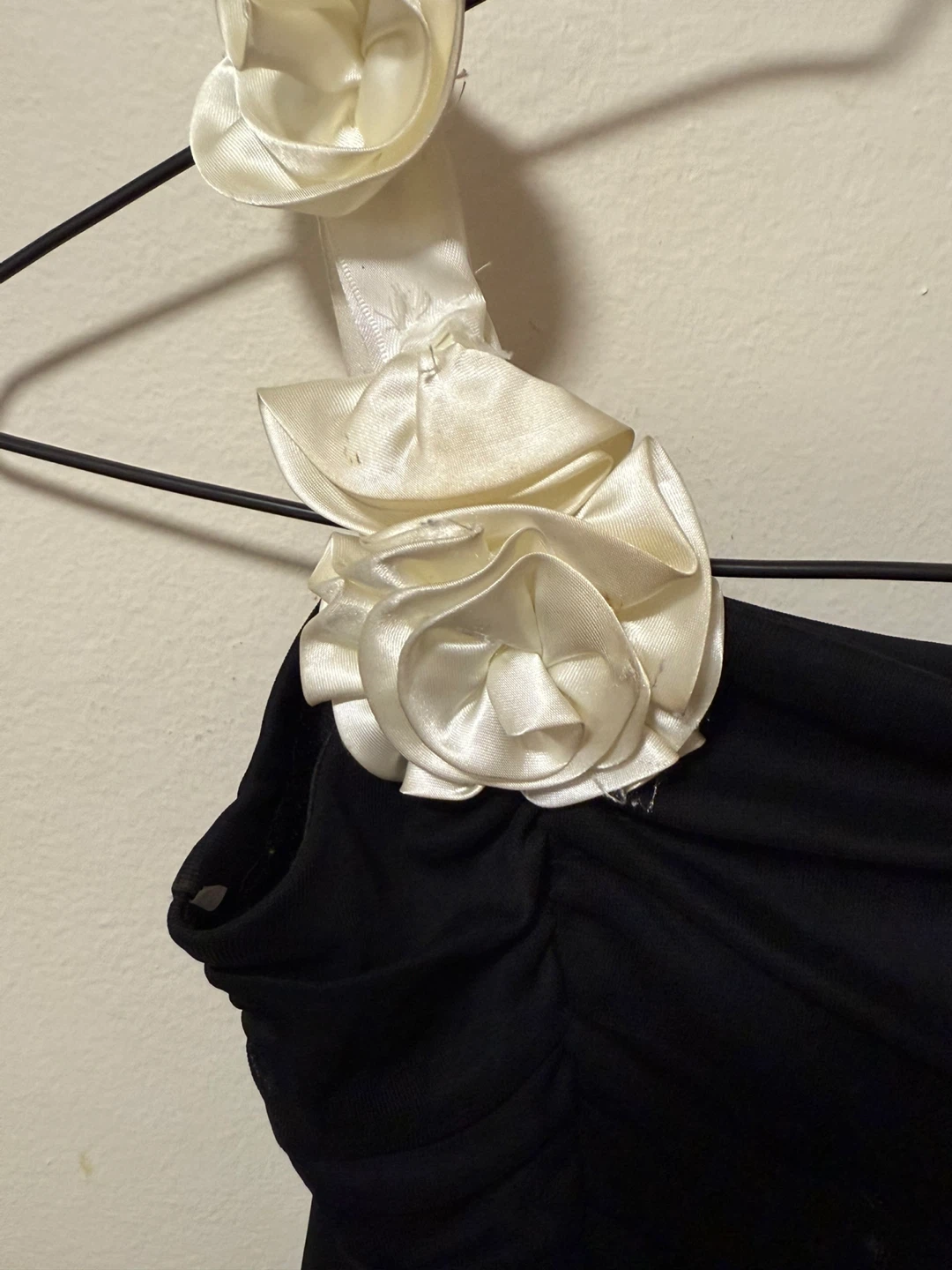 NEWBERRY Black Dress with Floral Detail - Size 14 - photo 3