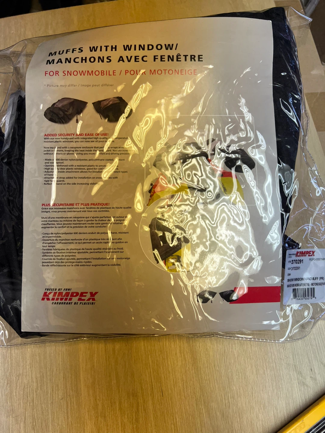 Kimpex Snow Window Hand Muff (PR) for Snowmobile - photo 3