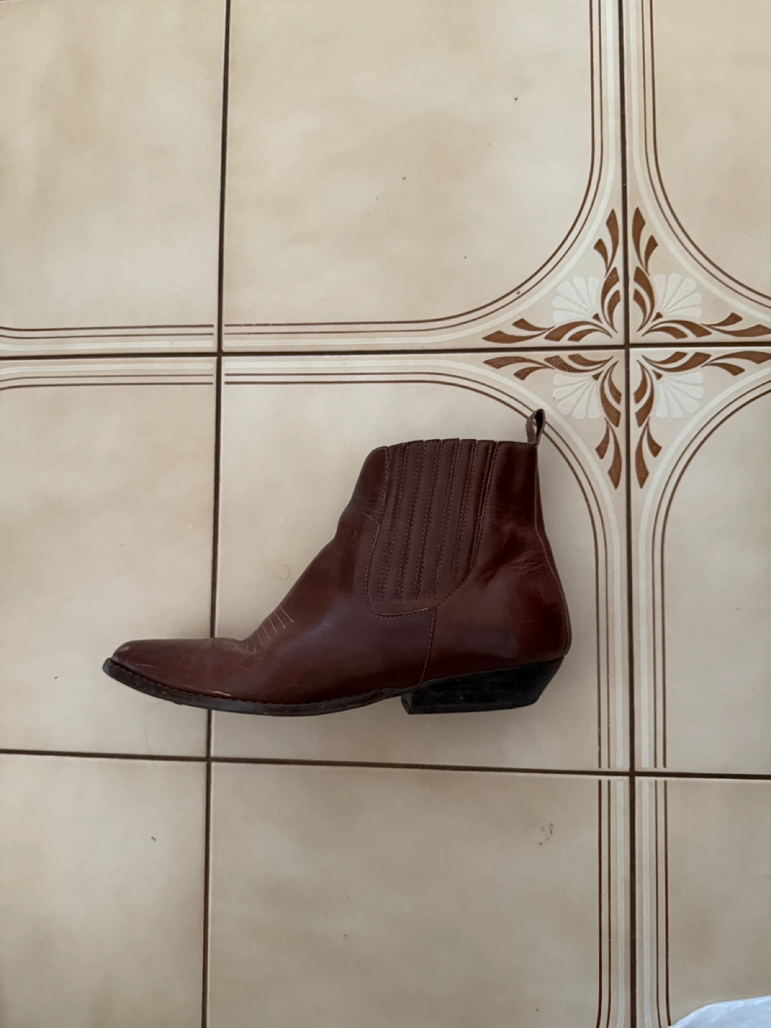 Brown Leather Ankle Boots - photo 2