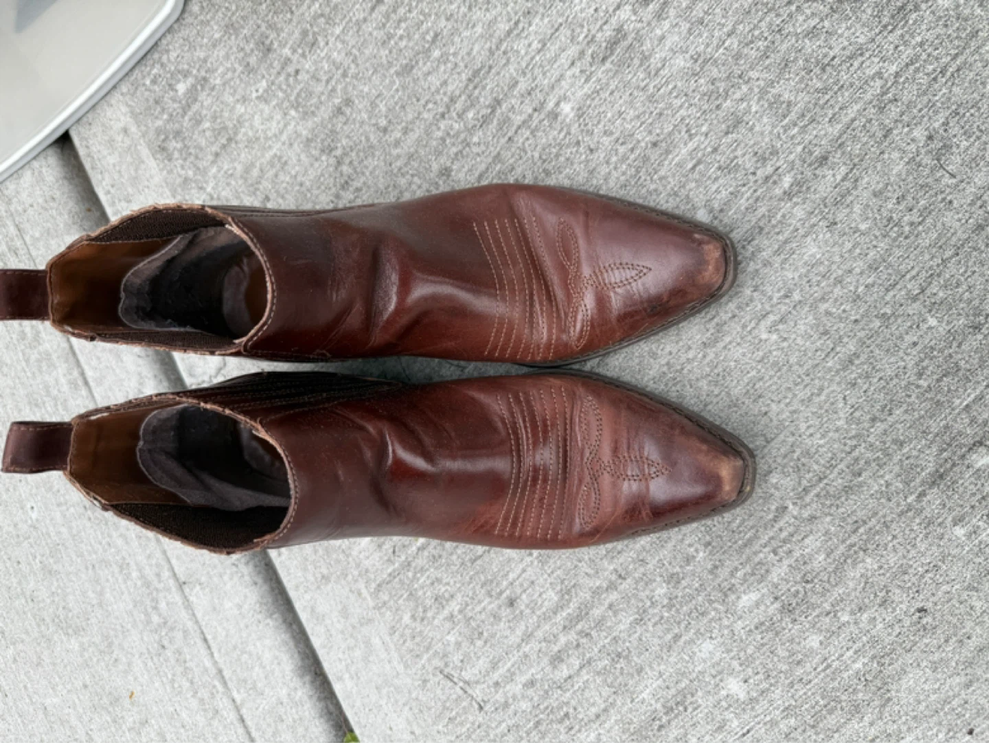 Brown Leather Ankle Boots