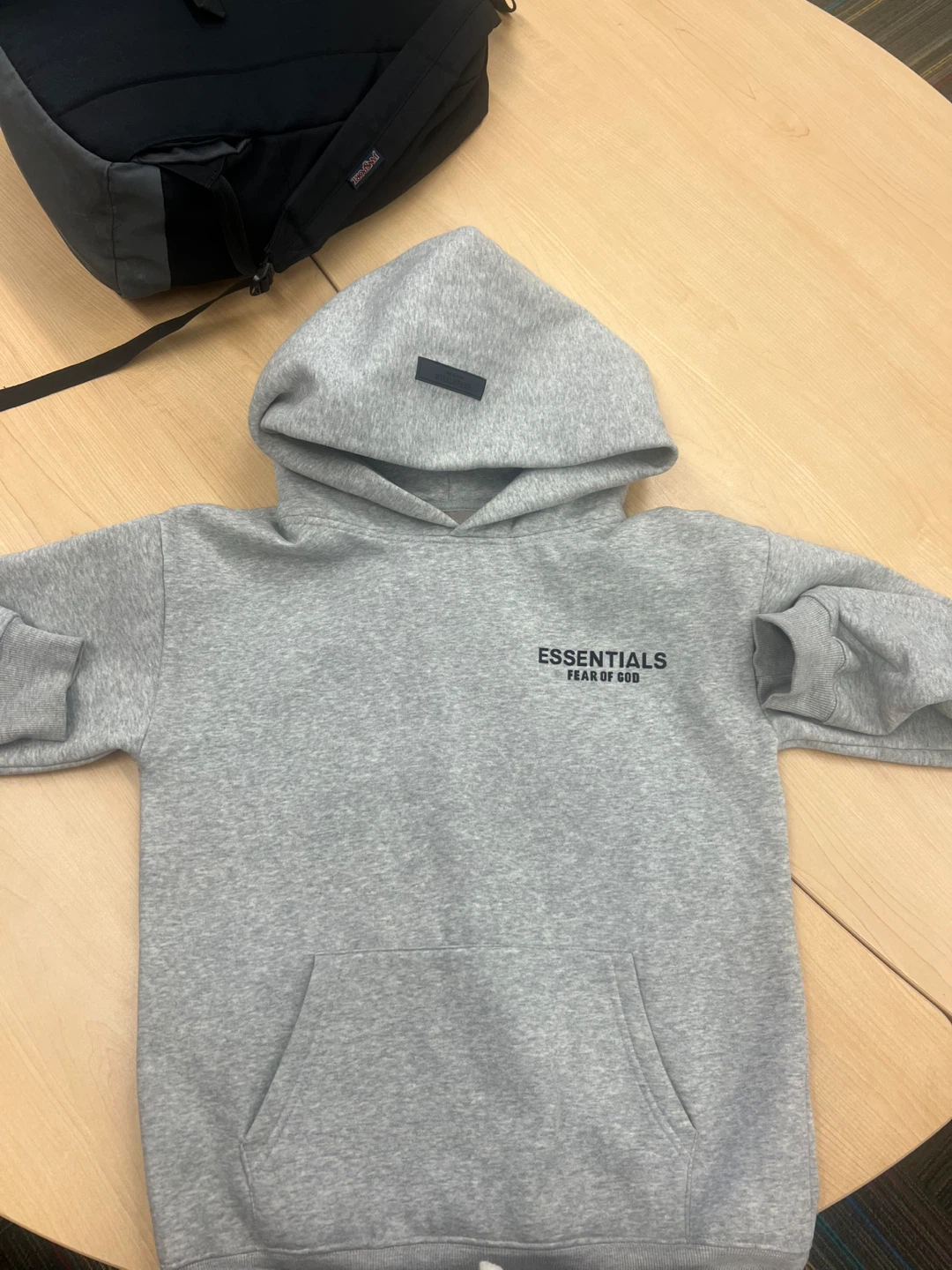 ESSENTIALS FEAR OF GOD Grey Hoodie - photo 3