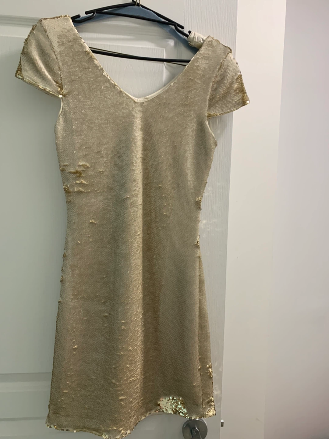 Gold Sequin Dress MEDIUM - photo 2