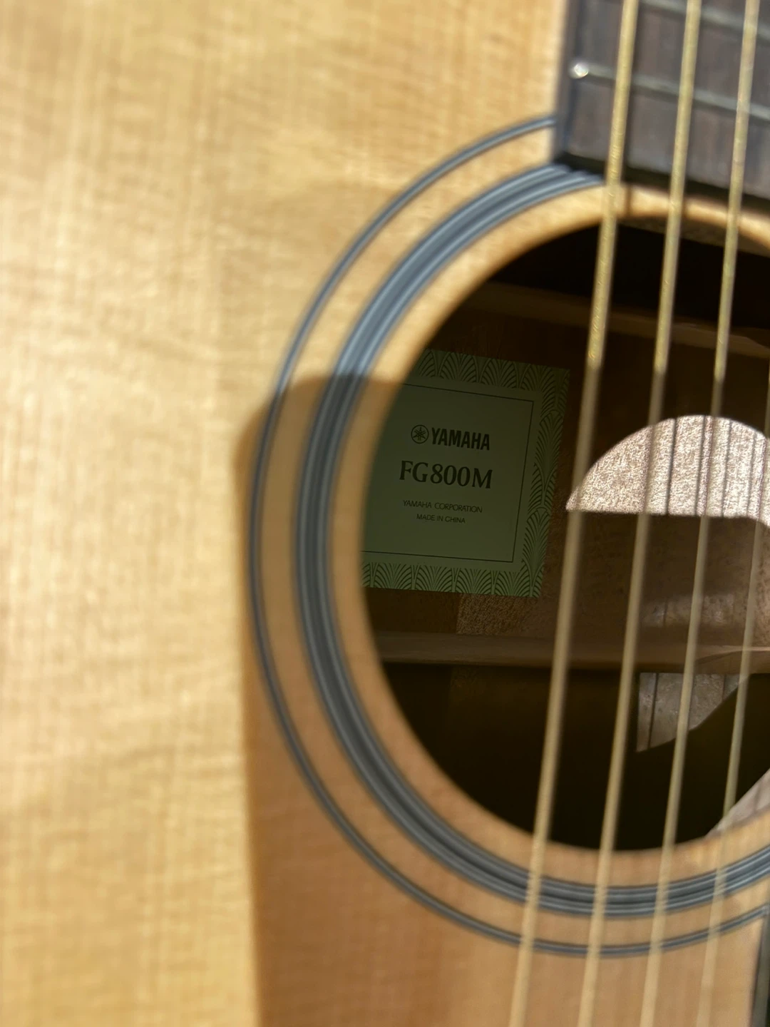 Yamaha FG800M Acoustic Guitar - photo 3