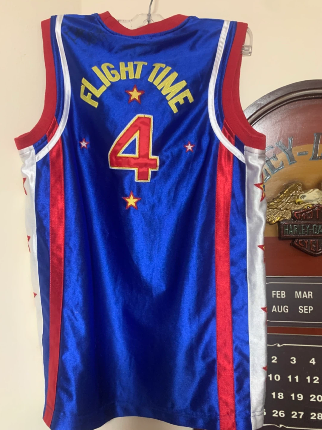 Harlem Globetrotters "Flight Time" 4 Basketball Jersey