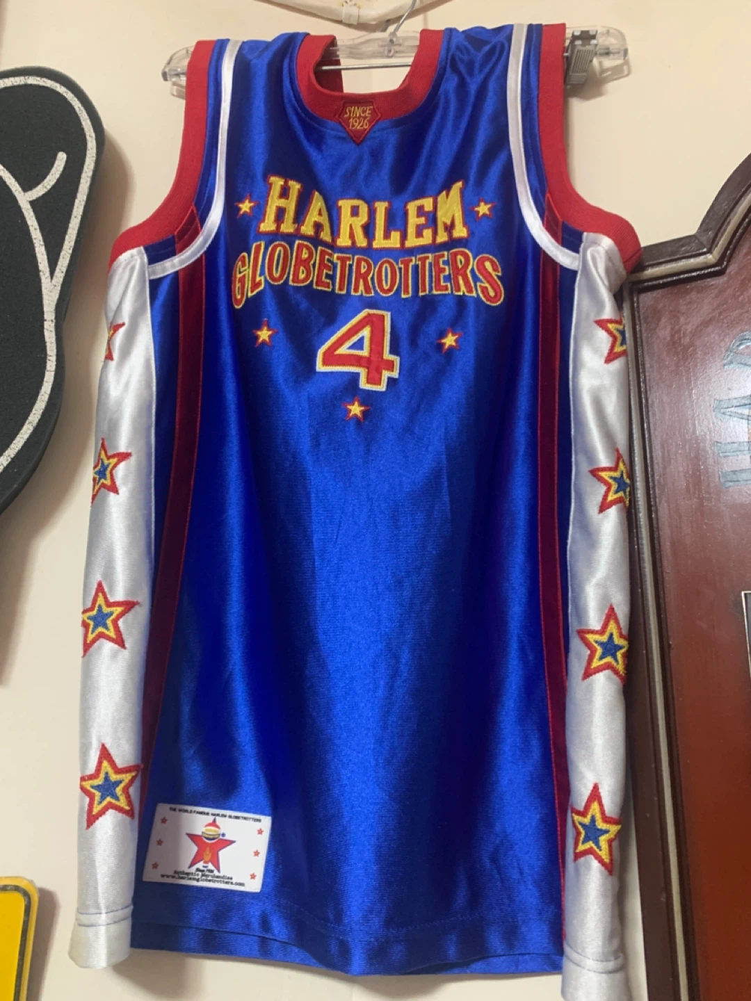 Harlem Globetrotters "Flight Time" 4 Basketball Jersey - photo 2