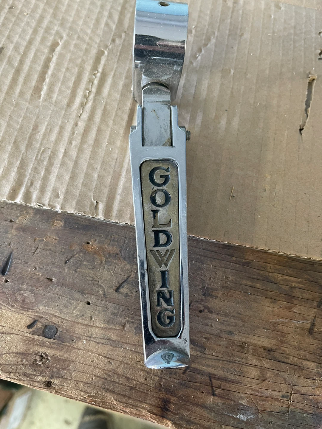 Goldwing motorcycle Kickstand and foot peg
