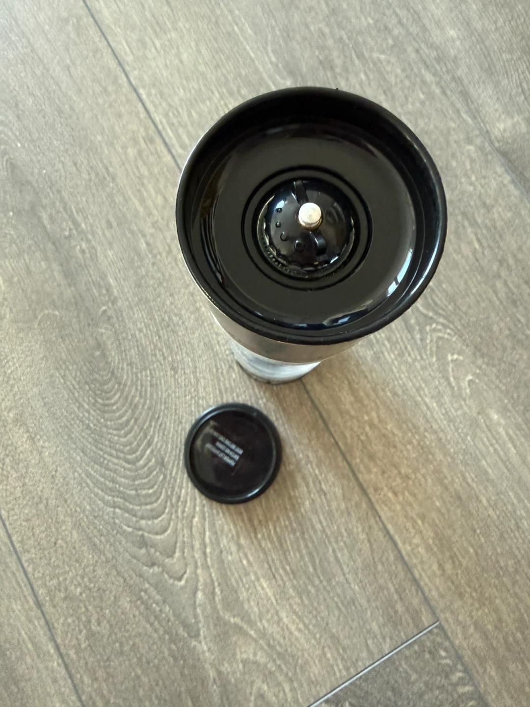 Glass and Stainless Steel Salt and Pepper Grinder - photo 2