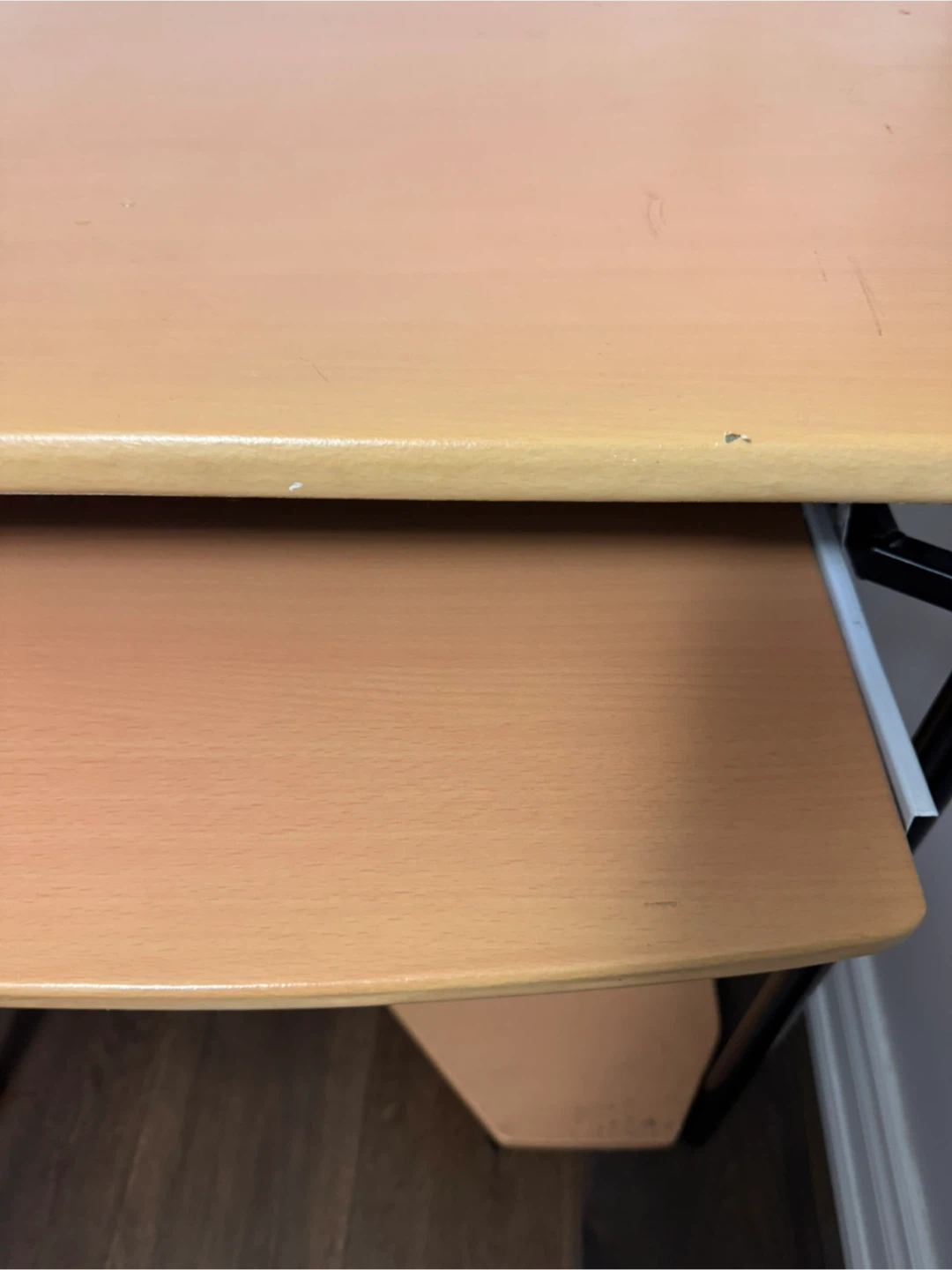 Computer Desk with Keyboard Tray - photo 2