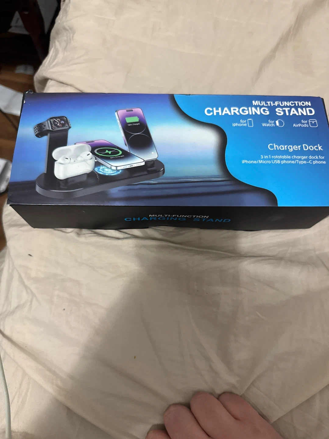 Multi-Function Charging Stand for iPhone, Watch, AirPods