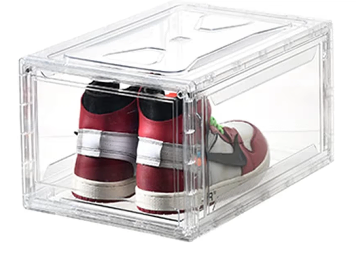 Clear Stackable Shoe Storage Boxes - photo 2