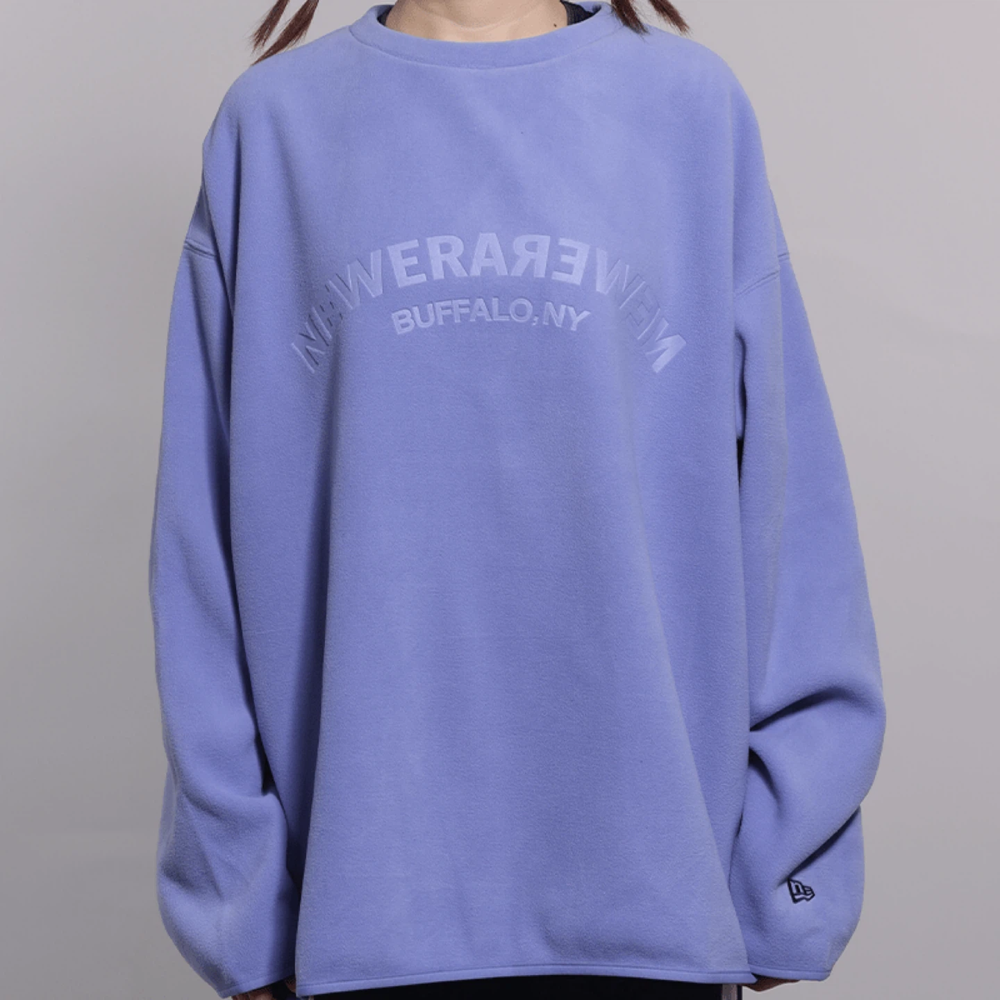 New Era Purple Crewneck Sweatshirt