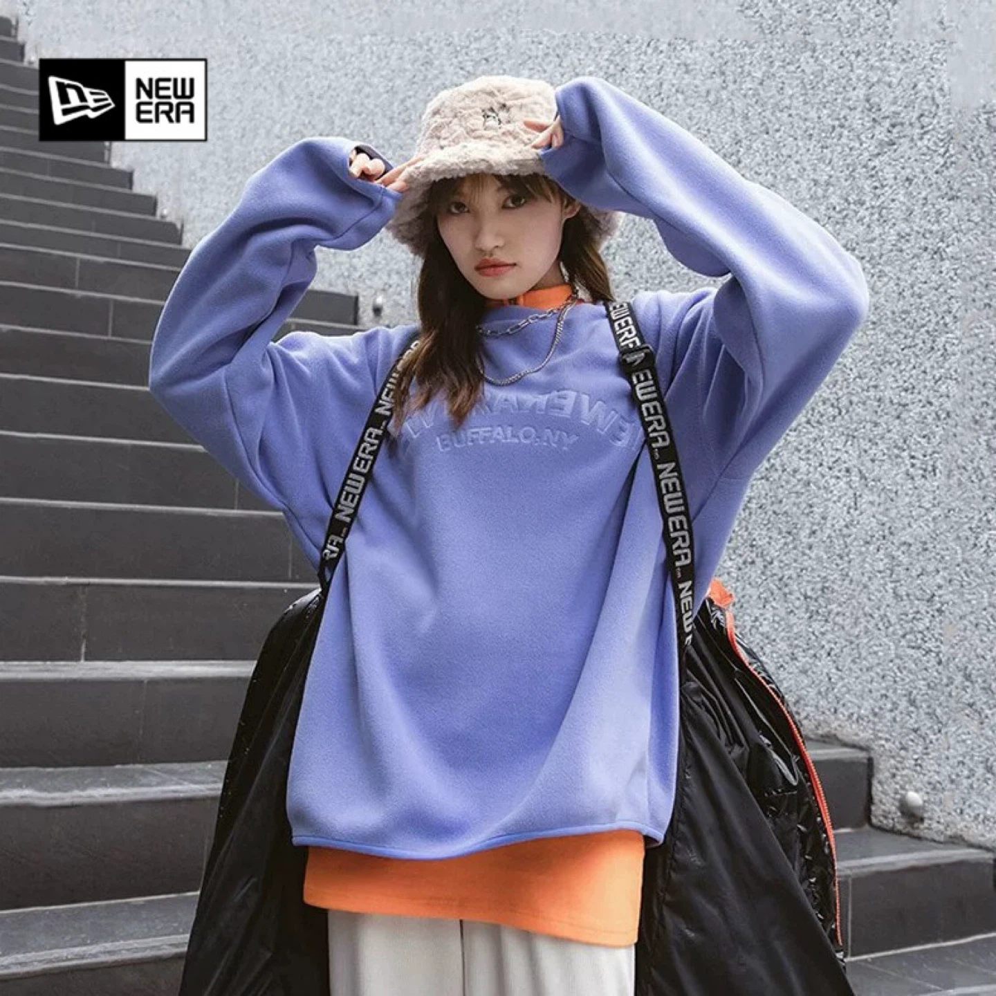 New Era Purple Crewneck Sweatshirt - photo 5