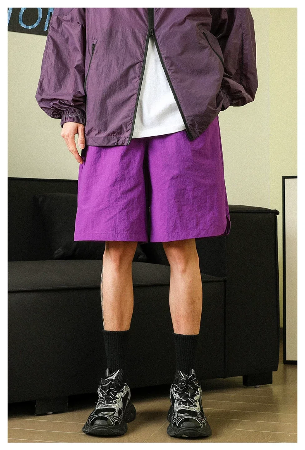 Lightweight Drawstring Shorts - photo 3
