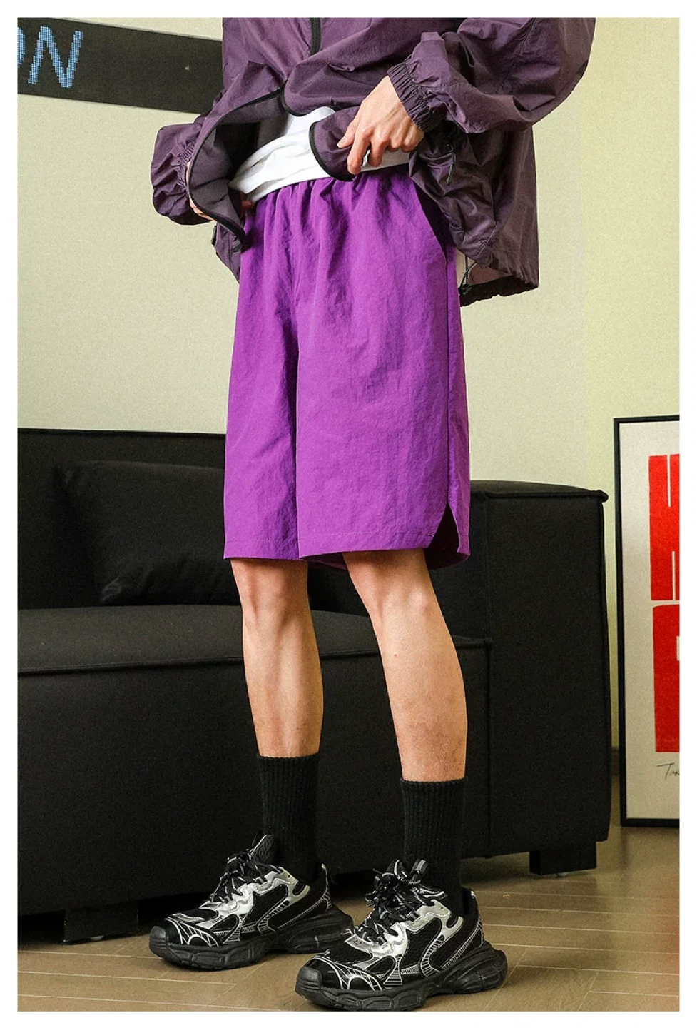 Lightweight Drawstring Shorts - photo 2