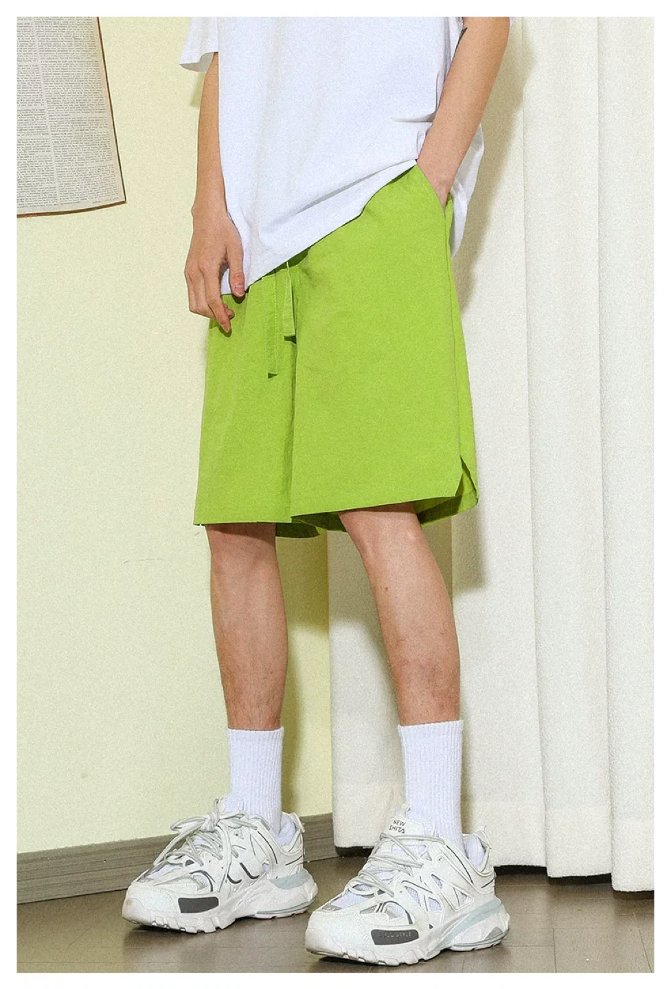 Lightweight Drawstring Shorts - photo 4